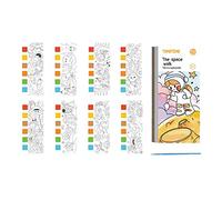 Colcolo Travel Watercolor Painting Toy with Paint Brush Color Drawing Toy with Painting Brush Entertainment DIY for Boys Unisex Beginners Girls Gift, Style B