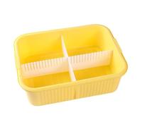 Colcolo Turtle Tank Reptile Tank,Hideout,Resting,Turtles Live Breeding Box Turtle Bathing Tub for Frog Crabs Small Reptiles Turtles, yellow