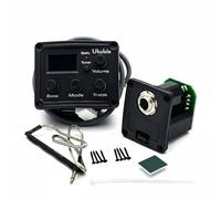 Colcolo Ukulele Pickup System With Preamp Tuner 4 String Acoustic Pickup Digital Display 3 Band EQ Clean Amplified Output suitable for concerts practice stage setups home studios
