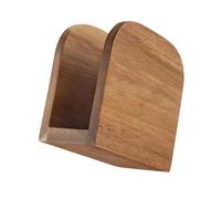 Colcolo Upright Napkin Holder, Countertop Napkin Storage Organizer, Wood Classic Tissue Dispenser for Party Kitchen Outdoor Use Hotel