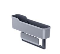 Colcolo Vehicle Storage Organizer With Long Rectangular Tray And Space Filling Design For Unused Seat Side Area Piece With Smooth, Advanced Gray, style to 4