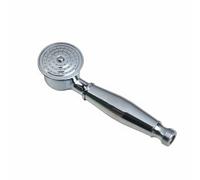 Colcolo Vintage Handheld Shower Nozzle Telephone Style Spray Head Copper Construction Rainfall Function Comfortable Grip Suitable for, Chrome