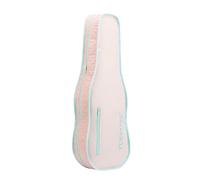 Colcolo Violin Case Portable Carrying Bag Folding Sturdy Fashion Gig Bag Protective for Player Lovers Enthusiasts Travel Beginner, pink beige