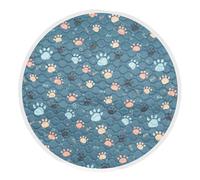 Colcolo Washable Dog Pee Pad Non Slip Great Absorption Pet Supplies Dog Supplies Crate Liner Pet Training Pad Dog Mat for Pets Dogs, blue