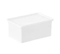 Colcolo Washing Powder Container Lidded Storage Box Dustproof with Lid/Laundry Dryer Sheet Holder for Laundry Room Decor and Accessories/Bathroom, A