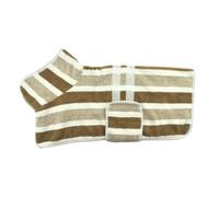 Colcolo Wearable Dog Absorbent Robe | Absorbent microfiber, Cozy Hooded Design, Dog Towel, for Bath Time, Brown, M