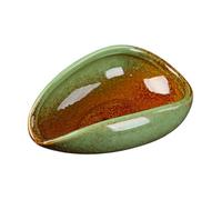 Colcolo Weigh Coffee Bean Container Coffee Bean Dosing Cup Practical Spoon Sturdy Modern Porcelain Tea Vessel for Buffet Office Home, Green