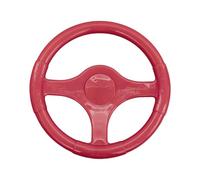 Colcolo Wheel Steering Toy Car Driving Car Steering Wheel Round Funny Cars Driving Toy for Girls Boys Learning, Red