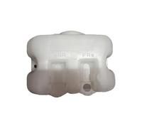 Colcolo Windshield Cleaning Liquid Container White PE Washer Fluid Reservoir with Seamless Molded Build and Preformed Mounting Holes
