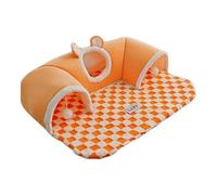 Colcolo Winter Warm Cat Tunnel Bed Play Center Comfortable Exercise Interactive Hideout for Indoor Cats Rabbit Small Animals Outdoor, XL