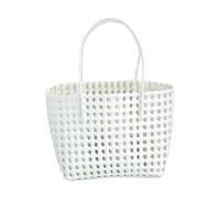 Colcolo Women Woven Handbag Portable Breathable Fashion Beach Tote for Holiday Vacation