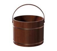 Colcolo Wood Foot Bath Foot Soak Tub, Laundry Tub Barrel, Pedicure Tub, SPA Washing Bowl Bucket with Handle for Bathroom, Outdoor, Without lid