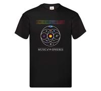 Cold 2025 World Tour T-Shirt Play Unisex Event Fan Gift Concert Tee Music of The Spheres UK Dates Black