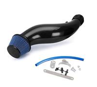 Cold Air Filter Pipe Hose Kit Compatible With Civic 1996 1997 1998 1999 2000 Car Cold Air Intake Pipe Kit Pipe Box With High Flow Cone Airfilter(Carbon)