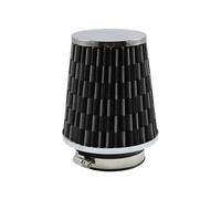 Cold Air Filter Universal Car Round Cone High Flow Washable Turbo Air Filter 76mm/3inch High Performance Auto Accessories(Carbon)