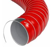 Cold Air Induction Hose - Red 83mm (3.25 inch) x 3m, Flexible 2-Ply Silicone Engine Intake Duct