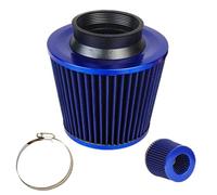 Cold Air Intake Filter | 76mm Universal Air Intake Filters | Multifunctional Cold Inlet Cone Replacement High Flow Adapters for Sports Racing Car Engine
