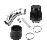 Cold Air Intake Filter For GY6 Engine Scooter Carburetor Part Aluminum Intake Manifold Curve Pipe Kit 48mm Air Filter(Black Filter Kit)