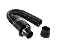 Cold Air Intake Pipe Air Intake With Fan Universal Racing Carbon Fiber Cold Feed Induction Kit Air Intake Kit Air Filter Box/OR WITHOUIT FAN Air Intake Hose(WITHOUT FAN)