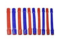 Cold Air Intake Pipe Car Silicone Corrugated Pipe Threaded Hose Inlet Outlet Joint 300mm Long Blue Red 16/18/20/22/25/28/30/32/35/38mm Car Air Duct(20mm ID Red)