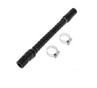 Cold Air Intake Pipe Car Silicone Corrugated Pipe Threaded Hose Inlet Outlet Joint Hose With Clamps 16/20/22/25/30/35/38mm ID 300mm 400mm Long Car Air Duct(25mm ID 400mm)