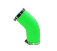 Cold Air Intake Pipe Green Universal 45 Degrees Silicone Hose Connector Reducer Pipe Adapter High Temperature Resistance Car Air Duct(ID 18MM)