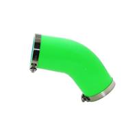 Cold Air Intake Pipe Green Universal Silicone Tubing Hose 45 Degrees Reducer Pipeline Coupler Adapter High Temperature Resistance Car Air Duct(ID 89MM)