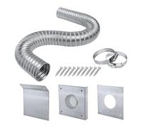 Cold Air Kit, Pellet Stove Vent, Rust Resistant Pipe, Air Intake Kit, Stove Vent Pipe, Fireplace Tool Set, Pellet Stove Accessories, Efficient Ventilation Design for Pellet Stoves