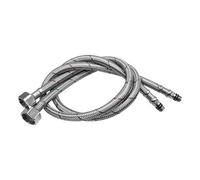 Cold and Hot Mixed Faucet Inlet Pipe Stainless Steel Faucet Hose Length 60cm/100cm(100cm)