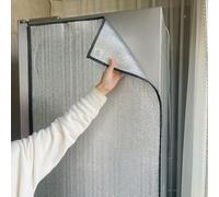 Cold Area Insulated Freezer Covers,Refrigerator Insulation,insulated Blanket For And Storage, Cover,Universal For Refrigerators,Windows(Silver B,66x90cm)