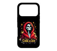 Cold As Ice Sugar Skull Catrina Red Hood Skeleton Case for iPhone 17 Pro