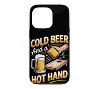 Cold Beer and a Hot Hand Cornhole Bag Toss Tailgate Case for iPhone 13 Pro