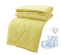 Cold Blanket for Hot Sleepers | Lightweight Quilt | Breathable Double-Sided Ice Cooling Cozy Blanket for Couch Bed Nights Sweats Summer Hot Sleepers