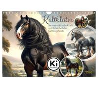 Cold-blooded horses - The majestic power and beauty of cold-blooded horses UK-Version (Wall Calendar 2026 DIN A4 Landscape), CALVENDO 12 Month Wall Calendar