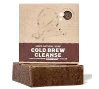 Cold Brew Cleanse from Dr Squatch All Natural Bar Soap for Men with Heavy Grit, Smells like Coffee & Brown Sugar, Handmade in USA, 5.0 ounces, 1.0 count, Pack of 1