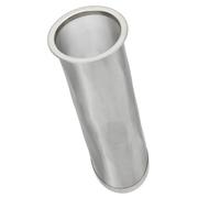 Cold Brew Coffee Maker, Tea Infuser for Mason Jar Stainless Steel Cold Brew Filter Strainer Reusable Wide Mouth Mesh Cylindrical Filter with White Gasket for Tea(8 * 21cm)