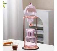 Cold Brew Coffee Maker with Slow Drip Technology, Includes Metal Bracket and Large Capacity Glass Pot, Ideal for Home and Office Use