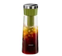 Cold Brew Coffee Pot - Cold Brew Coffee Machine | Press Glass Cold Brew Pitcher | Cold Brew Maker with Removable Mesh Filter, Airtight Seal for Business for Home Studio Pau