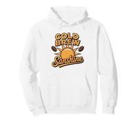Cold Brew Coffee Sunshine Summer Iced Vibes Lover Aesthetic Pullover Hoodie