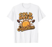 Cold Brew Coffee Sunshine Summer Iced Vibes Lover Aesthetic T-Shirt