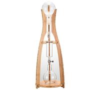 Cold Brew Drip Tower, 500ml/16.9oz Ice Coffee Maker with Adjustable Dripper, Detachable Glass Cold Brew Maker and Reusable Filter