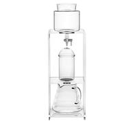 Cold Brew Drip Tower, Ice Drip Coffee Maker, with Adjustable Flow, Stainless Steel Filter and Acrylic Base, V-shaped Pot Mouth, Perfect for Home Brewing