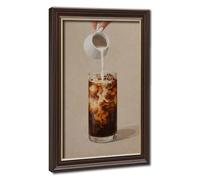 Cold Brew Iced Coffee Cream Neutral Kitchen Decoration Canvas Poster Bedroom Decor Landscape Office Room Decor Gift 16" L X 24" W