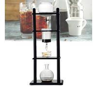 Cold Brew Maker - Ice Coffee Drip Machine with Advanced Slow Drip Technology, Large 1000ml Capacity, Handcrafted Glass & Wood Tower