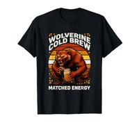 Cold Brew Matched Energy Coffee Value Graphic T-Shirt