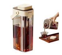 Cold Brew Pitcher - 12.5x8.6x25.7cm Cold Brew Kettle | with Handle Wide Mouth 1000ml Leakproof Dispenser | Tea Coffee Juice Lemonade Pitcher | for Homemade Drinks, Lemonade, Juice, Home, Kitchen,