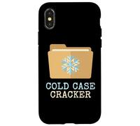Cold Case Cracker Investigator Detective Case File Solver Case for iPhone X/XS