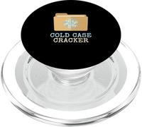Cold Case Cracker Investigator Detective Case File Solver PopSockets PopGrip for MagSafe