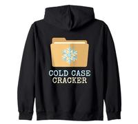 Cold Case Cracker Investigator Detective Case File Solver Zip Hoodie
