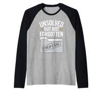Cold Case Enthusiast True Crime and Unsolved Mystery Lover Raglan Baseball Tee